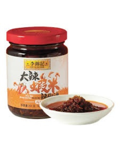 Ulei de chilli cu creveti uscati 205g 李锦记大辣虾米